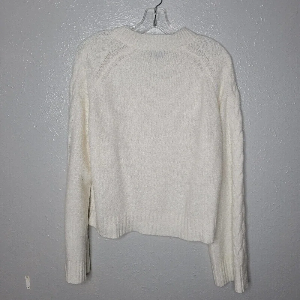 J. Crew Cream Crew Neck Sweater - Picture 6 of 8
